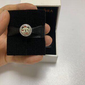Disney Parks Pandora Holiday Christmas Happy Holly Days Mickey Charm